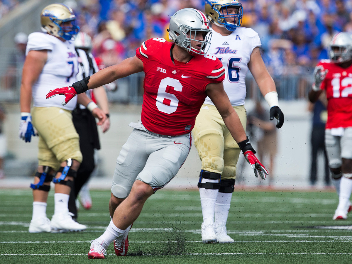 Hubbard caught the attention of Ohio State's coaches while playing dodgeball in his high school gym class.